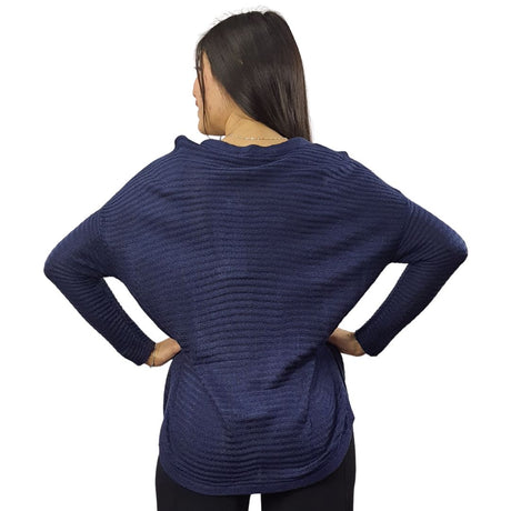 Sweater Vero Moda Azul Oscuro Style MIKA L/S KNIT(PM-EC-1)