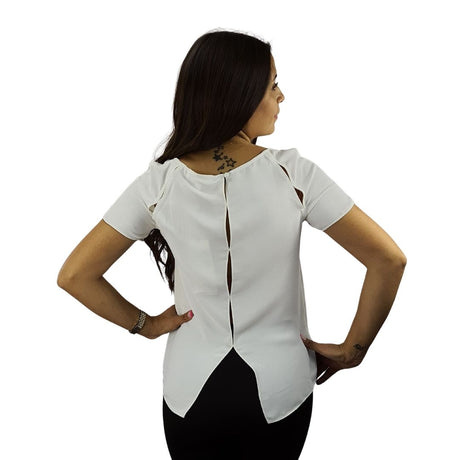 Blusa Vero Moda Blanco  Style ELVA S/S WOVEN TOP(VMC-TP)