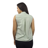 Blusa Vero Moda Verde Style ELAINE S/L SHIRT(VMC-TP)