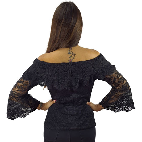 Blusa Vero Moda Negro Style JAZZ 7/8 JERSEY TOP(VMC-NR)