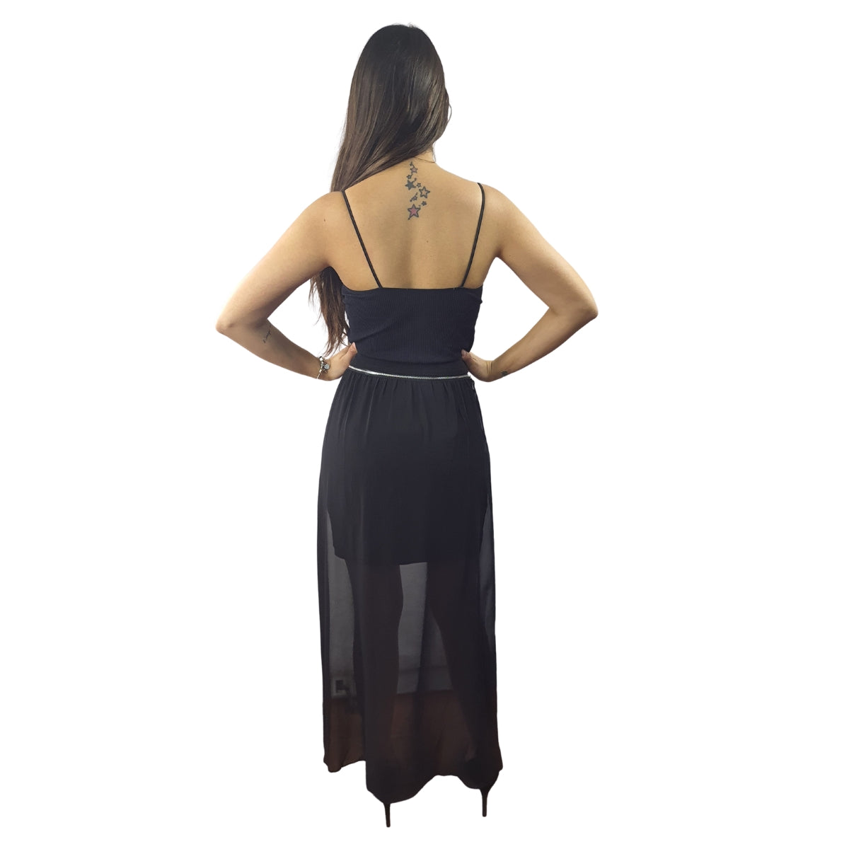 Falda Vero Moda Negro Style LESS SKIRT(NE-ET-3)