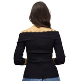 Blusa Vero moda Negro Style SHARIN 3/4 KNIT(EL)