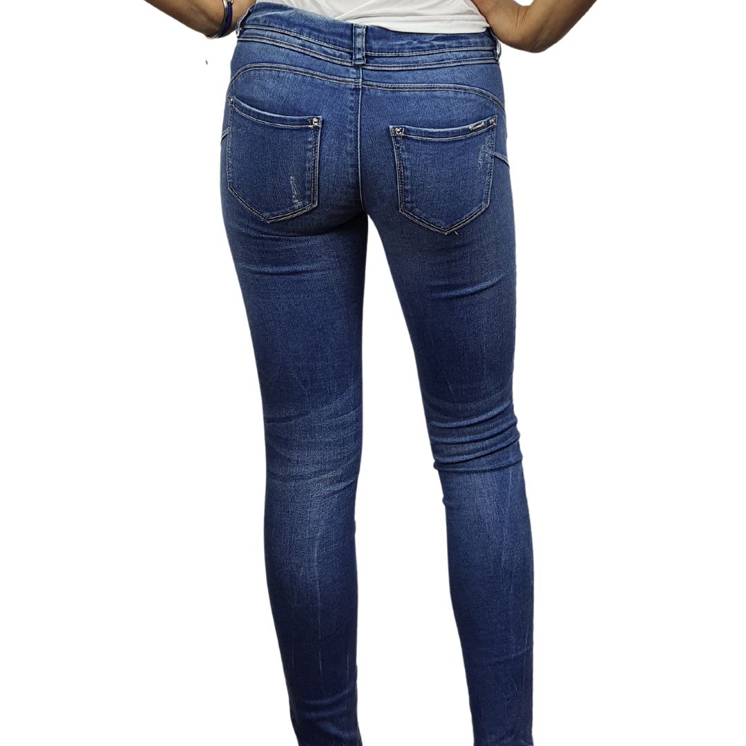 Jeans Vero Moda Azul Claro Style MEDAL X-SLIM JEANS(MW-ET-2)