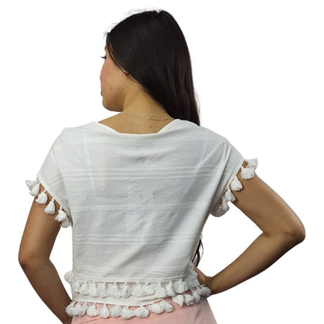 Polera Vero Moda Blanco Style DONNA S/S TOP(HH)