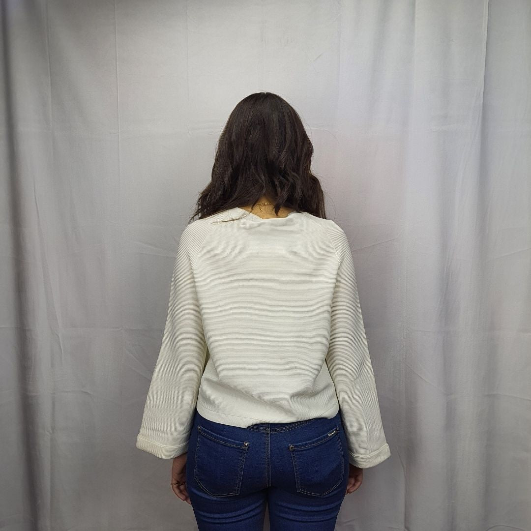 Blusa Vero Moda Blanco Style NINA 9/10 KNIT(EL)