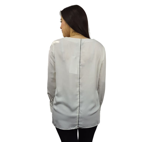 Blusa Vero Moda Blanco Style BEA L/S TOP(TP)