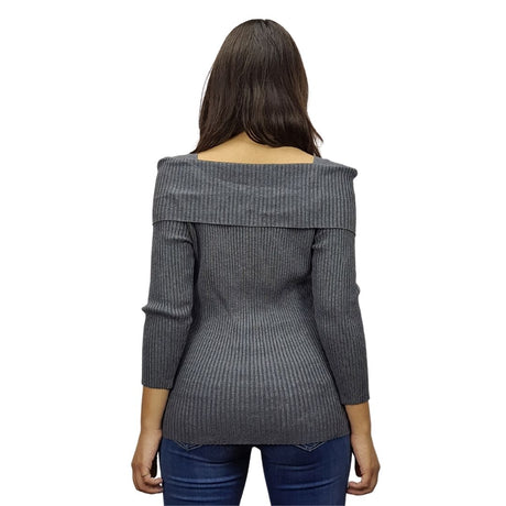 Sweater Vero Moda Gris  Style BITTERSWEET 3/4 KNIT(NL)