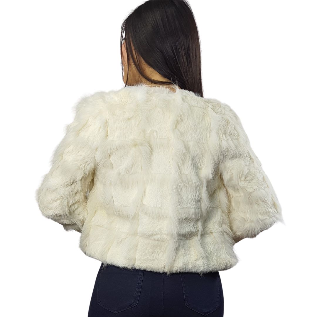 Chaqueta Vero Moda Blanco Style SANDRINE SHORT FUR JKT(VMC-EL)