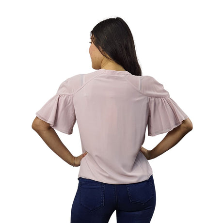 Blusa Vero Moda Rosa Vieja Style BERYL 1/2 SHIRT(VMC-NN)
