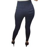 Jeans Vero Moda Azul Oscuro Style RIVAS 9/10 HW X-SLIM JEANS(BT)