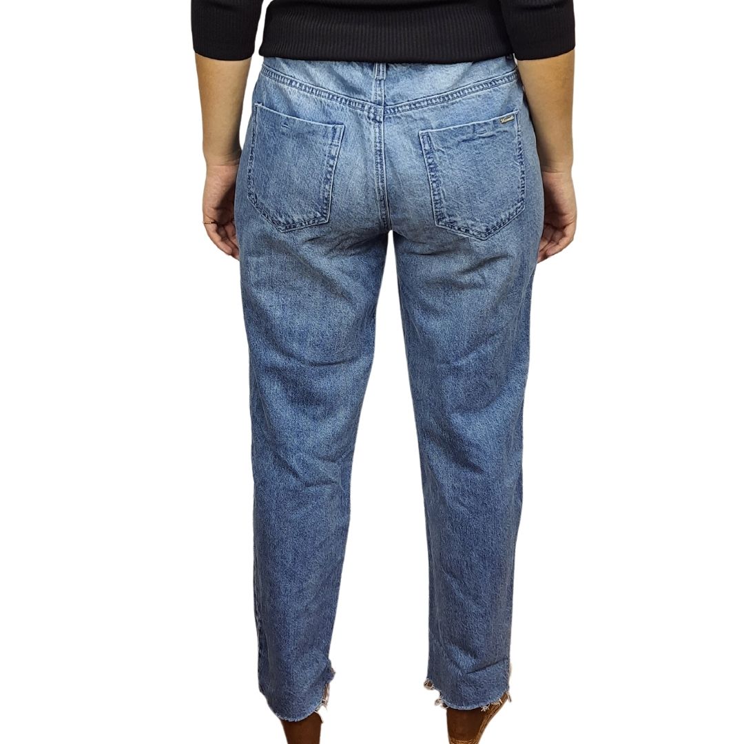Pantalon Vero moda  Style GENEROUS 9/10 MW SLIM STRAIGHT JEANS(NR)