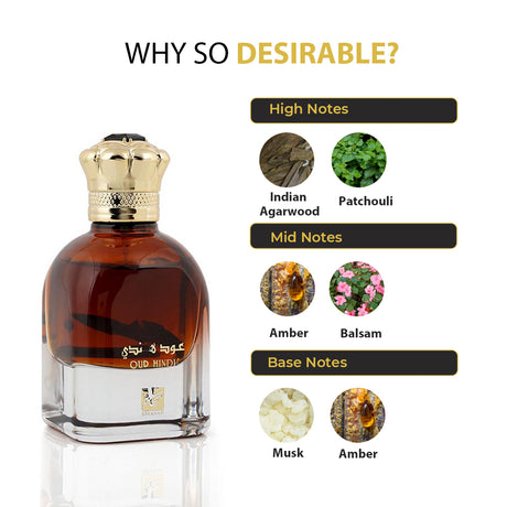 Oud Hindi Edp 90Ml Unisex Nusuk