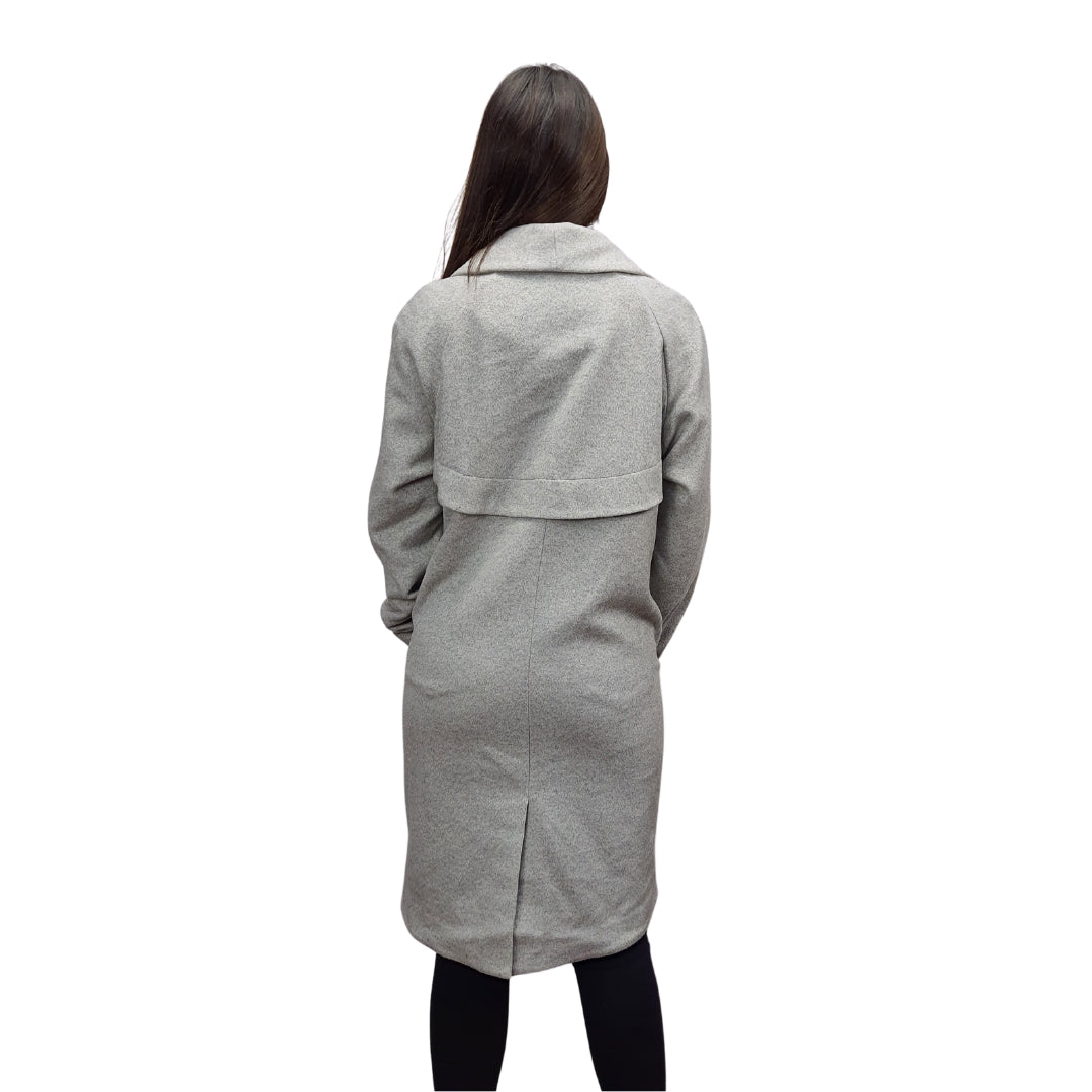 Blazer Vero Moda Gris Style CLASSIC L/S WOOL COAT(EL)