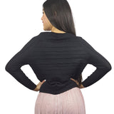 Blusa Vero Moda Negro Style KNIGHT L/S KNIT(UM)