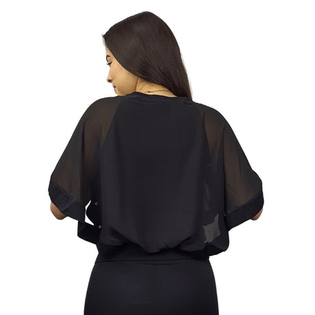 Blusa Vero Moda Negro Style RENEE S/S TOP(VMC-TP-ET-2)