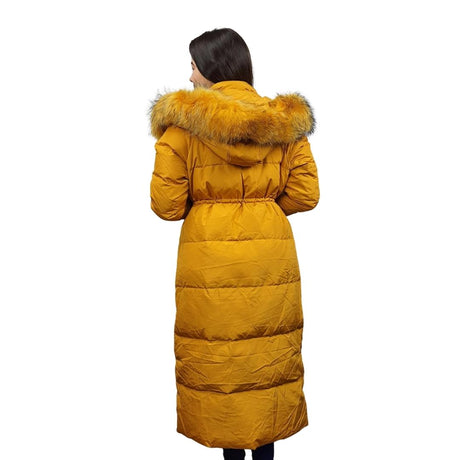 Parka Vero Moda Mostaza Style CHOICE LOGIE LONG DOWN COAT-OR