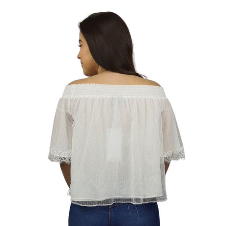 Top Vero Moda Blanco Style PAFAEL 1/2 TOP(NR)