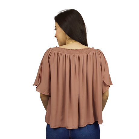 Top Vero Moda Marron Claro Style LEA 1/2 TOP(NR)