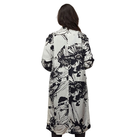 Blazer Vero Moda Blanco y Negro Style PAINTY LOLITA 3/4 BLAZER(VMC-NE-EC-3)