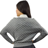 Sweater Vero Moda Gris Style DOTS L/S KNIT SET(MW-EC-2)