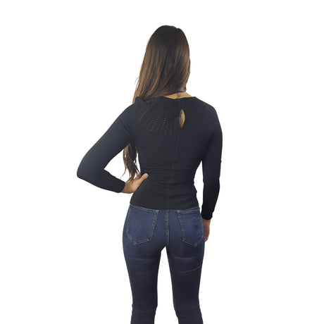 Blusa Vero Moda Negro Style LADY L/S KNIT(VMC-EL)