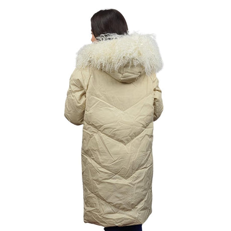 Parka Vero Moda Beige Style CARAMEL L/S DOWN COAT(VMC-AL)