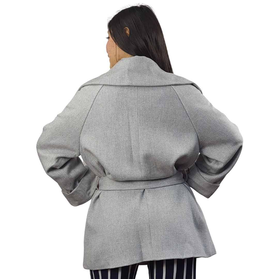 Blazer Vero Moda Gris Style JACKLYN L/S WOOL COAT(VMC-NL)