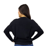 Sweater Vero Moda Negro Style POPCORN L/S KNIT(BN-EC-1)