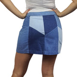 Falda Vero Moda Azul Style CONTRAST DENIM SKIRT(TP)