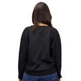 Blusa Vero Moda Negro Style RUGBY 9/10 JERSEY TOP(VMC-PM-ET-2)