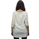 Blusa Vero Moda Blanco  Style MICA 3/4 LONG TOP(MW-ET-2)