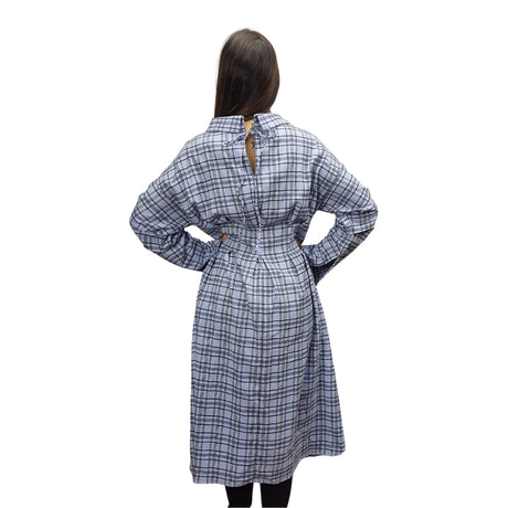 Vestido Vero Moda Azul Style PEANUT L/S SHIRT DRESS(LL)