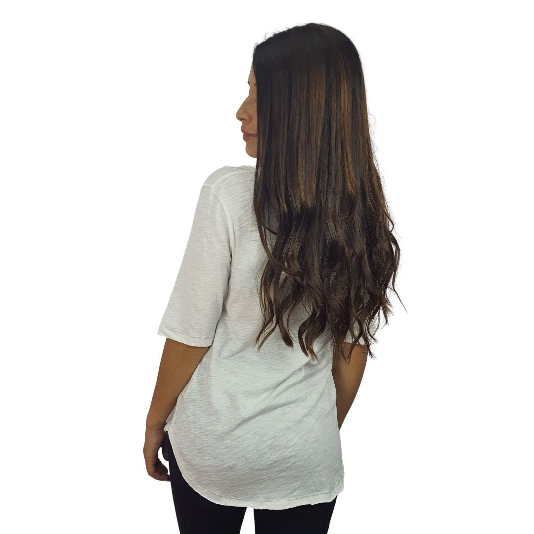 Polera Rapsodia Basic Vol Blanco