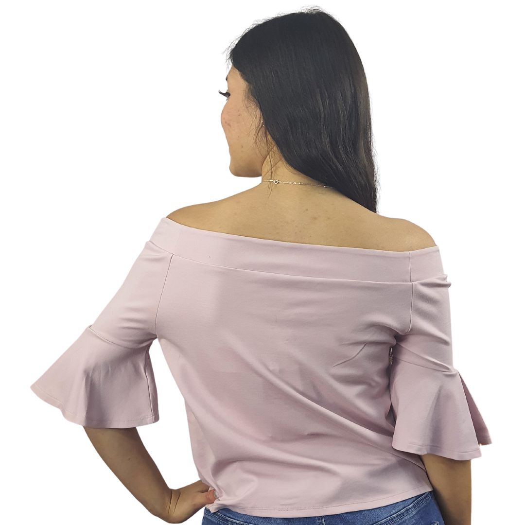 Blusa Vero Moda Rosa Vieja Style DIAMOND 1/2 JERSEY TOP(VMC-TP)