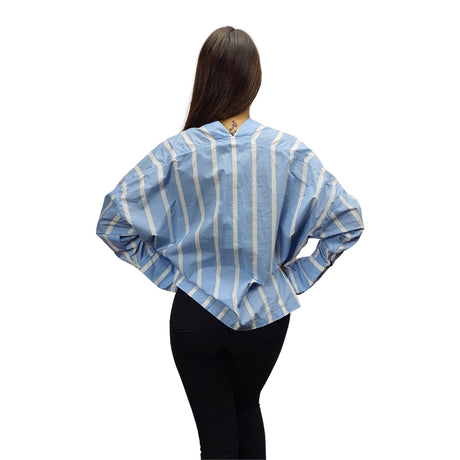 Blusa Vero Moda Azul Claro Style LAUREL L/S SHIRT(SL)