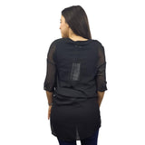Blusa Vero Moda Negro Style HEARTPULP 3/4 TOP SET(PM-EC-2)