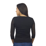 Blusa Vero Moda Negro Style TIFFANY 3/4 JERSEY TOP(VMC-UM)