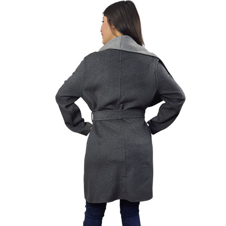 Blazer Vero Moda Gris  Style CONTRAST L/S DF WOOL COAT(VMC-NL)