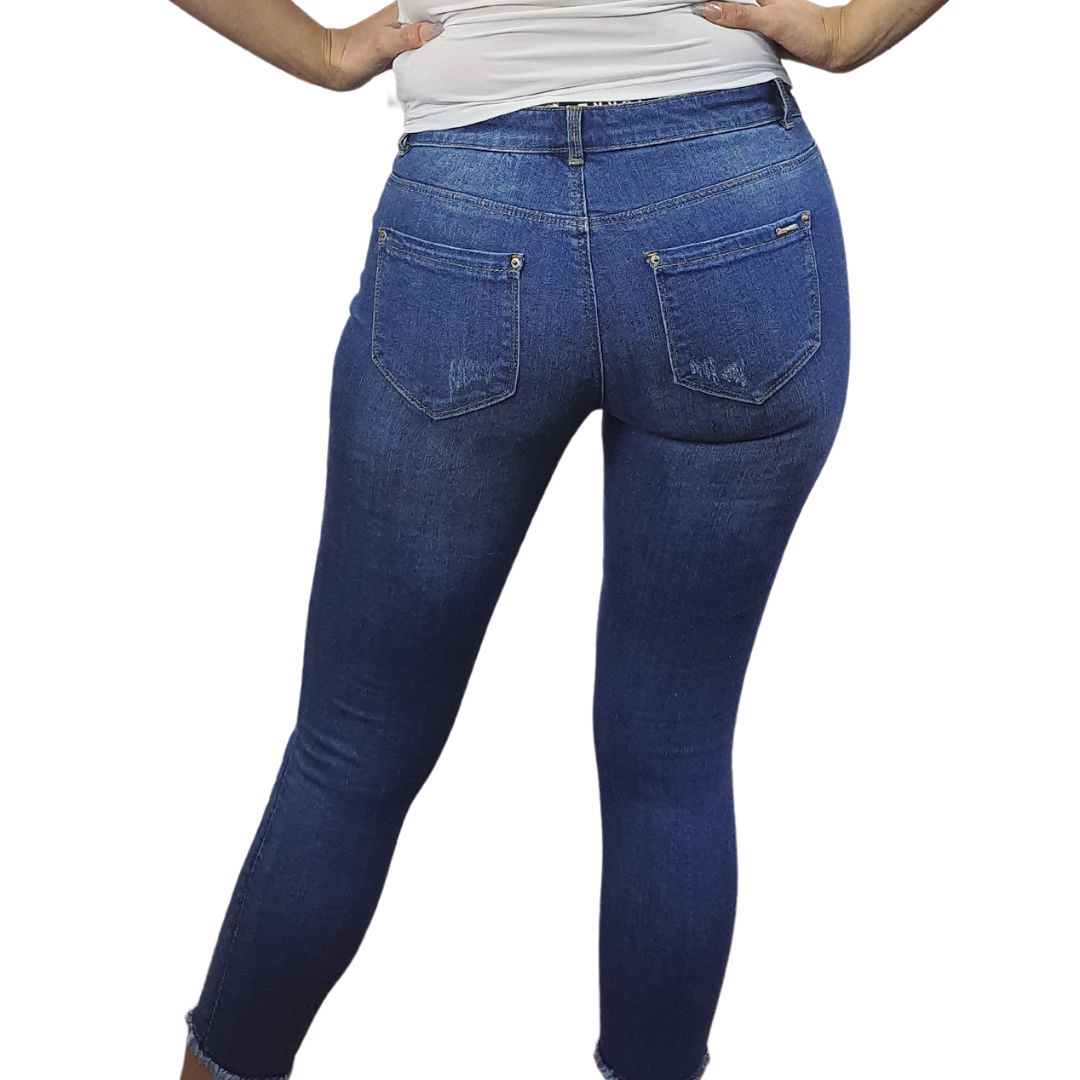 Jeans Vero Moda Azul Claro Style DOLEY SMART 7/8 X-SLIM JEANS(HH)