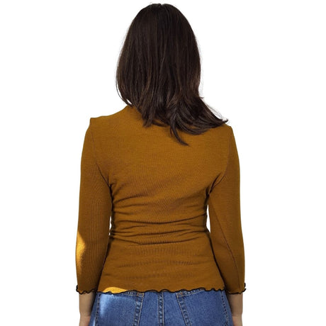 Blusa Vero Moda Marrón Style ANVNAN 3/4 TOP(DR)