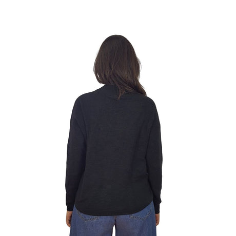 Blusa Vero Moda  Negro  Style FARFALE L/S KNIT(NL)