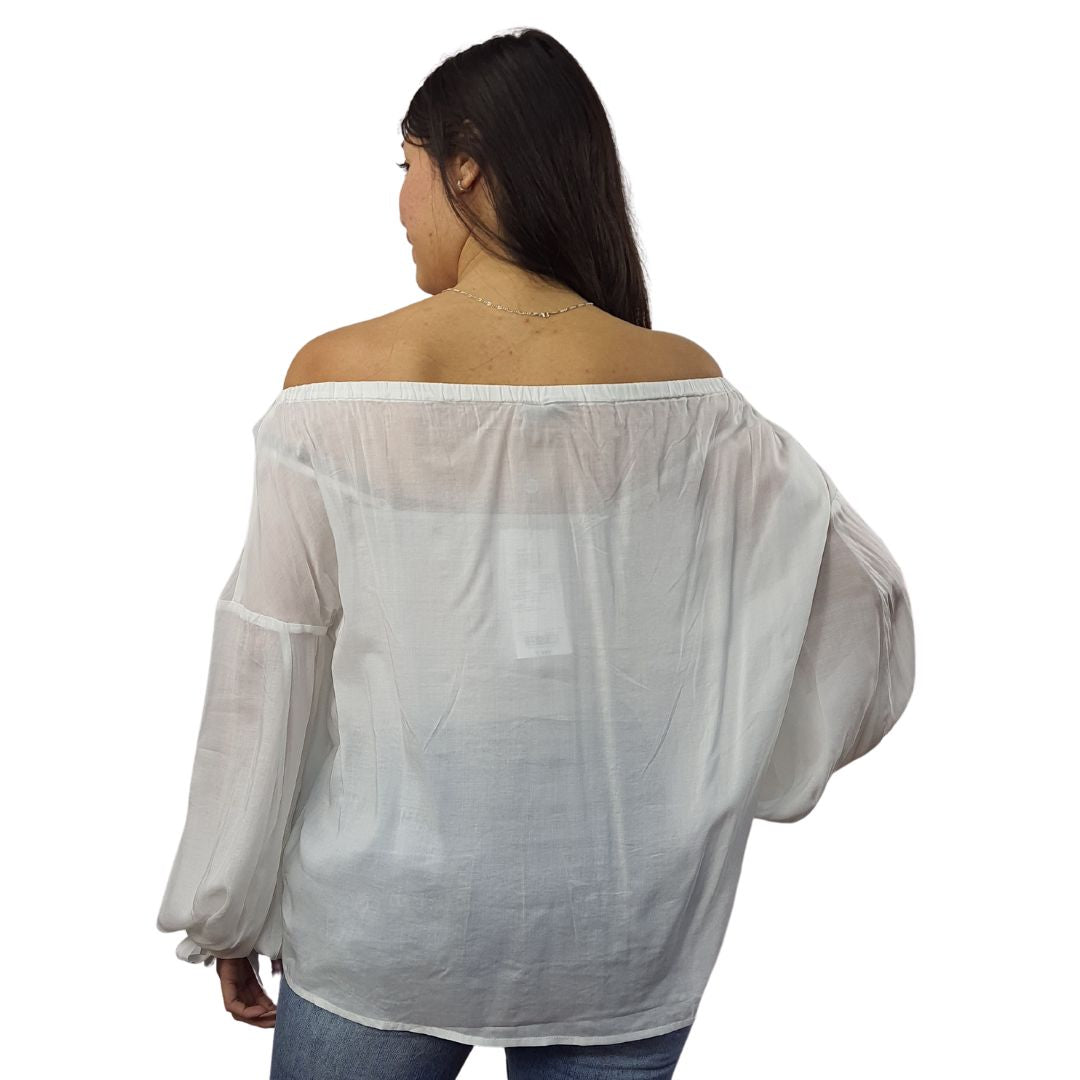 Blusa Vero Moda Blanco Style GEOGIA L/S SHIRT SET(FL)