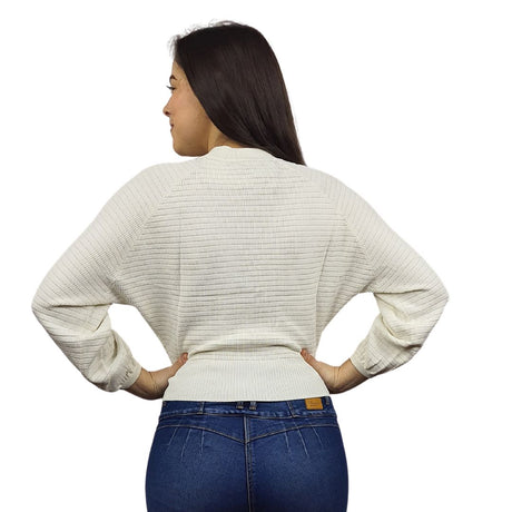Sweater Vero Moda Blanco Style VEGA L/S KNIT(VMC-UM)