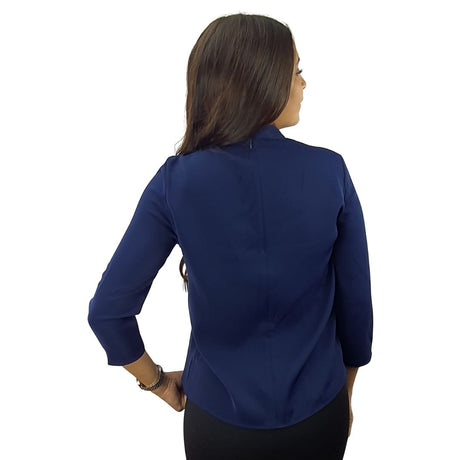 Blusa Vero Moda Azul  Style WALESKA 3/4 TOP(VMC-RN)