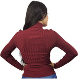 Blusa Vero Moda Burdeo Style MIND L/S KNIT(VMC-BT)