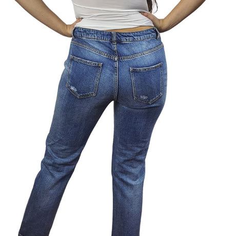 Jeans Vero Moda Azul Style WALKMAN 7/8 MW GIRLFRIEND JEANS(TP)