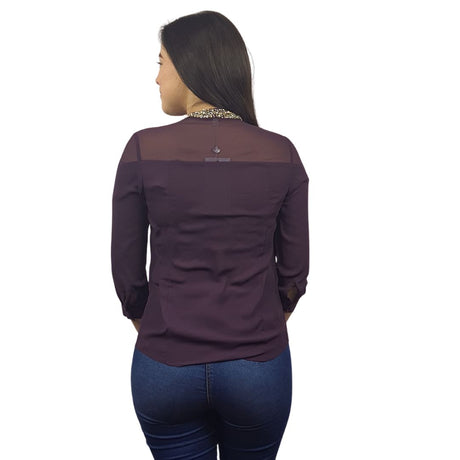 Blusa Vero Moda Purpura Style JASMINE 3/4 SHIRT(VMC-BN)