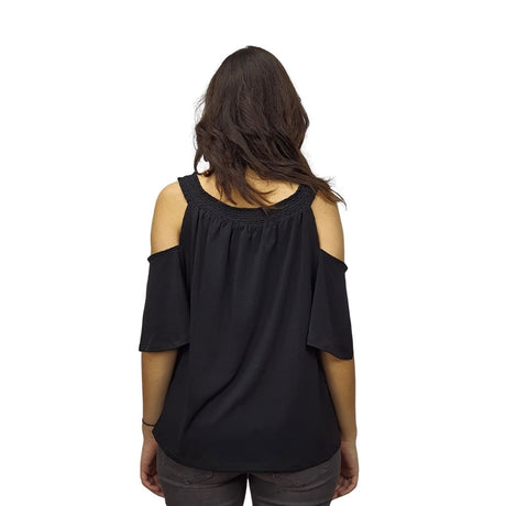 Blusa Vero moda Negro Style PAM S/S TOP(HH)