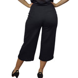 Pantalon Vero Moda Negro Style CANDY CIDER 7/8 STRAIGHT PANTS(VMC-LL)