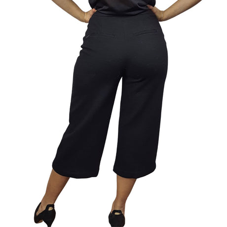 Pantalon Vero Moda Negro Style CANDY CIDER 7/8 STRAIGHT PANTS(VMC-LL)
